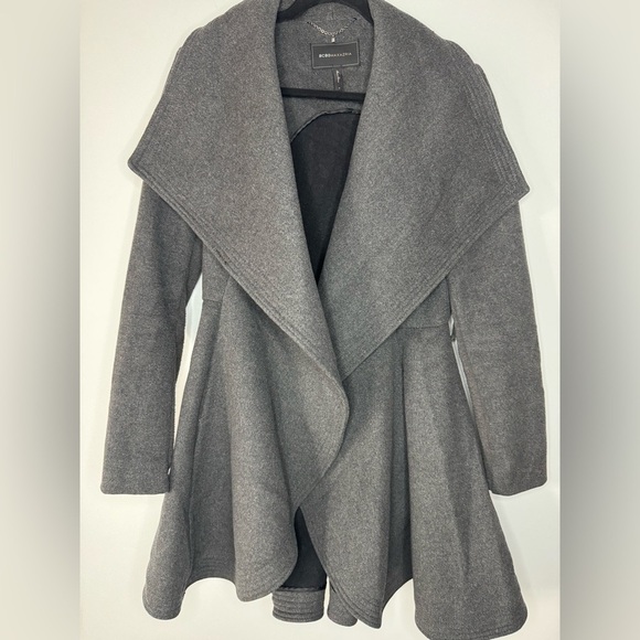 BCBGMaxAzria Gray Coat - Size M - Picture 10 of 17